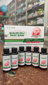 Nước Giải Rượu Mát Gan TTP pharma hộp 6 lọ x50ml Đánh bay cơn say sảng khoái mỗi ngày