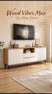 👍【READY STOCK】TV Console(FREE DELIVERY&INSTALL)Type F22  140/160/180cm TV Cabient
