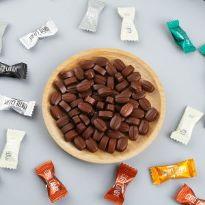 ขนมหวานกาแฟ 0 น้ำตาล ถั่วกาแฟแท้ ขนมหวานไม่มีน้ำมัน ขนมปังแข็ง ขนมปังสำหรับทานเล่น ขนมปังแบบถุงว่าง