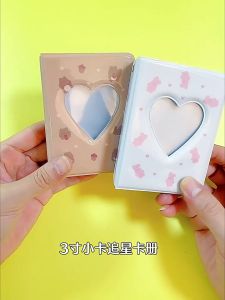3 Inch Mini Photo Album Photocard Collect Book LOMO Card Holder with 36 Pockets Collect Book
