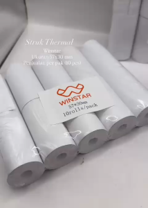 Struk Thermal 57x30 Winstar (PER PAK / 10 ROLL) / Kertas Printer Thermal Kertas Struk