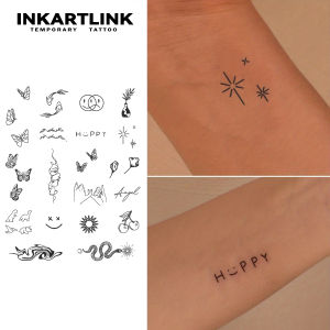 Mini pattern Temporary TattooLasts To 15 Days New Technology Magic Waterproof Semi Permanent Sticker.