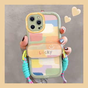 Colorful Graffiti Phone Case for Apple 15Promax Full Cover Anti-Fall Girls Style Artistic Design Silicone Material Protective Shell