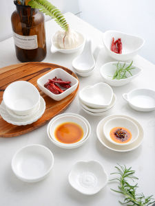 Đĩa Tráng Men Sứ Tròn Đựng Nước Mắm Đĩa Tráng Men Sứ Đựng Gia Vị Đĩa Tráng Men Đựng Nước Sốt Đĩa Tráng Men Đựng Tương Cho Nhà Hàng Và Nhà Hàng Ăn Liền