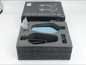 Motorcycle CARBON SIDE MIRROR 360 Pusing Adjustable Motor Rearview Mirror UNIVERSAL Electric Vehicle Side View Mirror