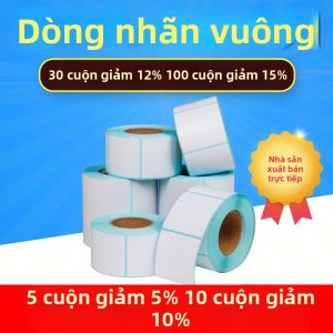 WANGBAI | Nhãn Dán Chữ Nhật Chống Nước