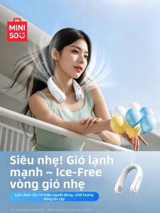 Miniso | Portable Long Battery Life Neck Fan Silent Cooling