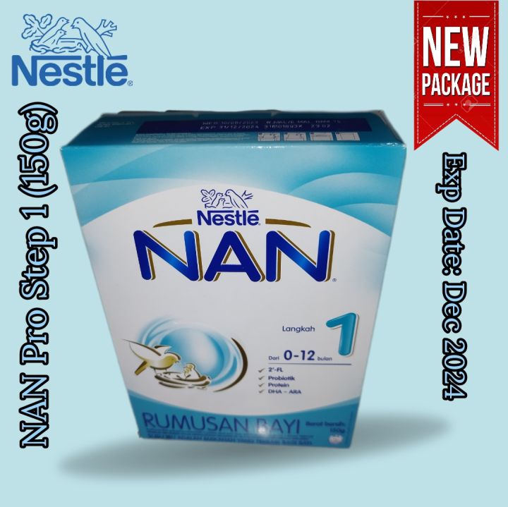 Nestle NAN STEP 1 INFANT FORMULA 150G (Exp date: APRIL 2025) 1 BOX | Lazada
