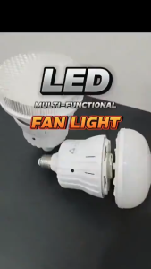 Ceiling Fan with Light Remote Control E27 Dimmable LED lights Bedroom Silent Varibale speed
