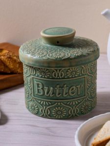 Hộp Đựng Bơ Bằng Gốm Sứ Trang Trí Phong Cách Trung Hoa Cổ Điển Có Nắp Đậy Hộp Đựng Bơ Đựng Phô Mai Dung Tích 240ml Dùng Trong Lò Vi Sóng