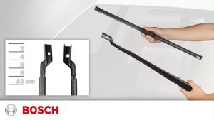 Mazda CX5 (KF) Model Year 2017 To Present Car Windshield Front Wiper Size 24 & 18 Inch (1 Pair) Bosch Clear Advantage Wiper BCA2418TL