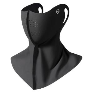 XINGGONGGUAN | Mens Cycling Face Mask Ice Silk Sunshade Neck Scarf UPF50+ Youth Fashion Summer Face Shawl Sunguard Long Rectangle Shape