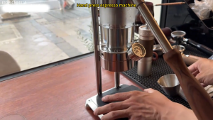 ITOP CMM01A Hand Press Coffee Machine with Manual Variable Pressure Extraction Portable Espresso Coffee Maker for Home Business