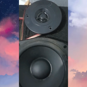 (TRENDY) 1 PCS Speaker Mobil Full Bass Subwoofer Aktif HiFi Universal 4 Inch 300W Suara Jernih