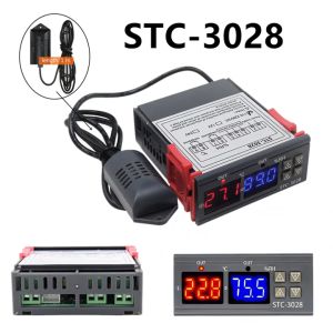 AC 110-220V 10A ควบคุมความชื้นอุณหภูมิ เครื่องมือการจัดส่งภายใน 24 ชั่วโมง STC-3028