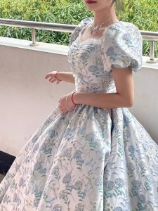 Luxury K-Style Mid-Waist Prom Dresses for Women with Tape Accents and Shoulder Length Polyester Gowns for Weddings and Parties