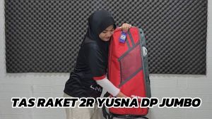 TAS RAKET RANSEL 2R THERMO YUSNA DP JUMBO BADMINTON BULUTANGKIS KUALITAS ORIGINAL