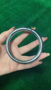 หนังเลือก ห่วงใส่จมูกวัว สแตนเลส 3 นิ้ว และ 3.5 นิ้ว [ส่งจากไทย]