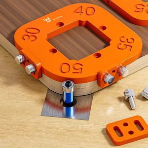 Woodworking Router Corner Radius Templates Jig R10 to R50 Routing Curved Corners Milling Circular Radian Hardness ABS Tool