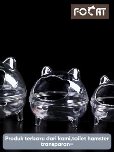 FOCAT Kamar Mandi Hamster F08-F11 Toilet Hamster/Hamster Bathroom/Hamster Sauna/Aksesori Hamster Sugar Glider