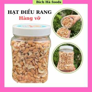 1kg Hạt Điều Rang muối sạch vỏ (vỡ 3-4 ) Ăn vặt Blue shop