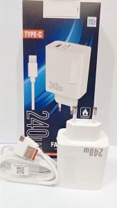 Charger Tecn Camon 20 Pro 240W Super Vooc Fast Charger Support Fast Charging