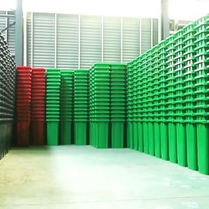 Large outdoor household garbage can with cover outdoor 100/120L garbage trash can big outdoor big size