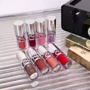 Gege Bear Water Shine Lip Gloss Long-lasting Color Moisturizing Lip Honey Non-stick Cup Lipstick