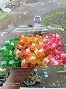 agar agar kering/manisan agar kering lapis kemasan 1kg