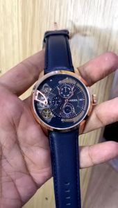 [Promo] Jam Tangan Pria FS ME1138 / ME 1138 Townsman Navy Blue Dial Navy Blue Leather Strap Original Garansi 2 Tahun [✔COD][100% Authentic]