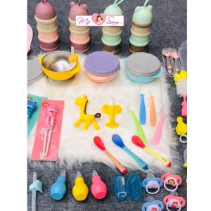 Gặm nướu cho bé silicon hình hươu và chuối gặm niếu an toàn cho bé Shop Mẹ Sam