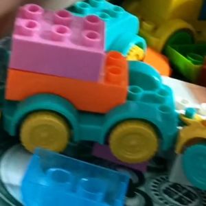 Rổ 300g gạch Lê gô xe con  công cụ giải trí xếp hình dạy dỗ cho trẻ em