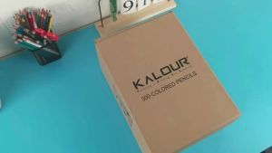 Bộ Bút Chì Màu Dầu Chuyên Nghiệp KALOUR - 50/72/180/240/300 Chiếc Dành Cho Nghệ Sĩ Vẽ Phác Thảo Và Tô Màu Dụng Cụ Mỹ Thuật Độ Cứng Chì 2B
