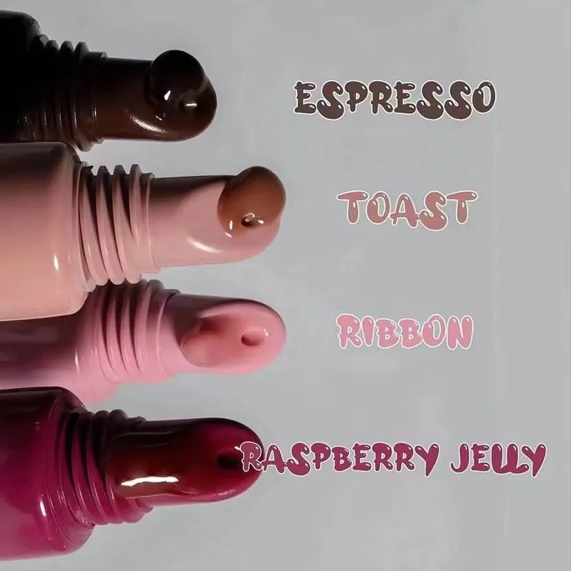 SG seller】Rhode lip Gloss skin lipstick vanilla ribbon/toast gel