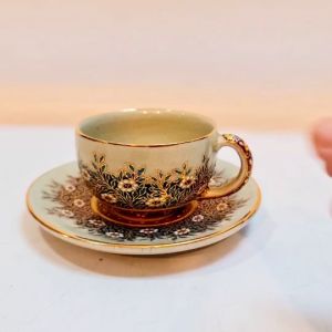 ชุดชา ชุดกาแฟกลมเนื้อศิลาดลเบญจรงค์  ในกล่องผ้าไหม จิตต์ติมา เบญจรงค์ของขวัญ ของที่ระลึก ของขึ้นบ้านใหม่