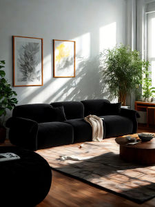 Vintage French Style Compact Sofa for Small Apartments
