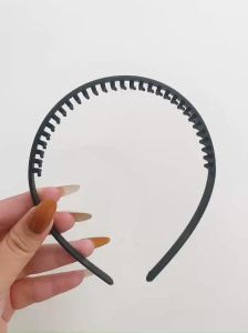 Hokkaido - Cài tóc chống trượt màu đen trơn dạng xước