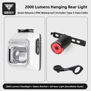 TOSUOD | Night Riding Front and Rear Lights Strong Light Warning