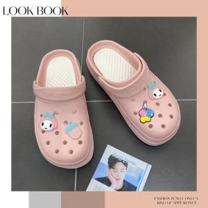 Lishops ติดลายการ์ตูนสุดน่ารัก รองเท้าแตะหัวโตดีเทล งานดีย์ ไม่ผิดหวังจ้าใส่สบายนิ่มน้ำหนักรองเท้าเบา