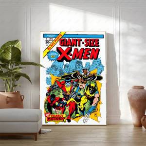 Bandai | XX-MEN Superhero Retro comics Poster Poster HD art sticky wall home living room bedroom bar aesthetic decoration