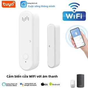 Cảm Biến Cửa Thông Minh WiFi ONENUO Tuya Báo Động 80dB Cảm Biến Cửa Sổ Tích Hợp Ứng Dụng Smart Life Cho An Ninh Gia Đình