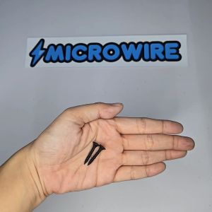 MW 100PCS Black Gypsum Screws – Wood Screws Bulk Pack