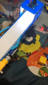 Băng tải mini - Kit Khung băng tải phân loại bằng màu sắc - độ cao - kim loại - xử lí ảnh.