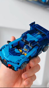 [BrickStory] LEGO Speed Champions Bugatti Vision Gran Turismo Hyper Sports Car (77253)(284 Pieces)