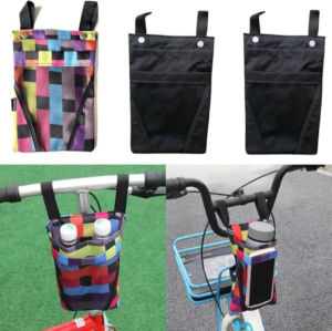 Bicycle Storage Bag Detachable Basket Front Handle Large Capacity Pocket Bicycle Motorcycle Mobile Phone Bag Accessory