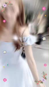 K18💜Korean เดรสไหมพรมสั้นน่ารัก 2 สี ชายบาน อกแต่งกระดุม เอวเป็นร่องยืดเข้ารูป