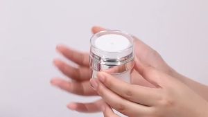 50/100ml Airless Pump Bottle Airless Pump Cosmetic Jar Empty DIY Lotion Face Cream Refillable