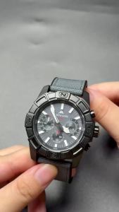 Đồng Hồ Thạch Anh Năng Lượng Mặt Trời NORTH EDGE BLAZE Dành Cho Nam Phong Cách Quân Đội Chống Nước 50M Có Chức Năng Bấm Giờ Phát Sáng Đồng Hồ Phi Công Với Dây Đeo Nylon