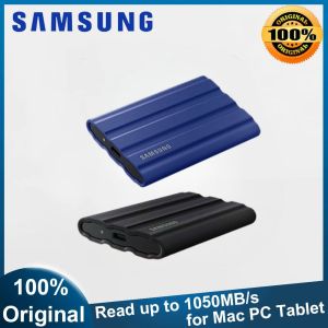SAMSUNG T7 Shield Solid State Drive - AES 256-bit Hardware Encryption Security IP65 (1TB/2TB/4TB) USB 3.2 Type-C 1050MB/s