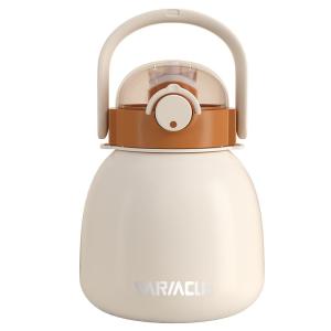 WEIZHIXIANG | Cốc Giữ Nhiệt Thermo Có Ống Hút Cao Cấp